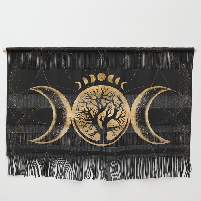 Triple Moon - Tree of life Ornament Wall Hanging