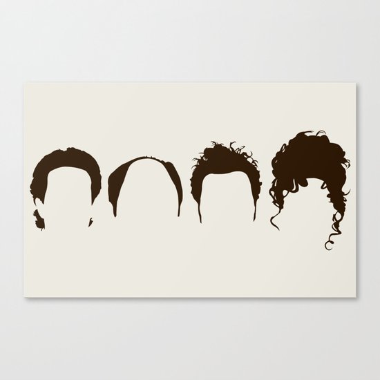 Seinfeld Hair Canvas Print