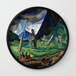 Vanquished, 1930 by Emily Carr Wall Clock