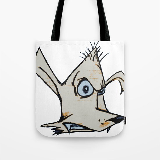 Skanking Wolf (head only) Tote Bag