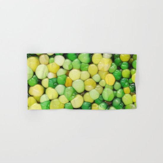 Lemon Lime Abstract Hand & Bath Towel