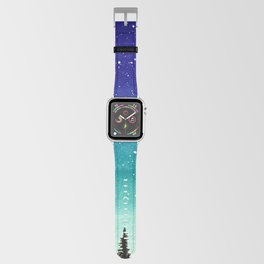 Aurora Borealis Winter Night Apple Watch Band