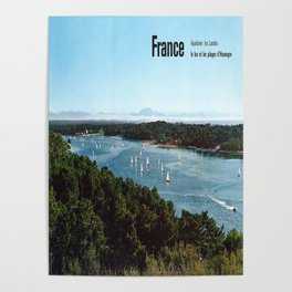 Classico france aquitaine les landes le lac Poster
