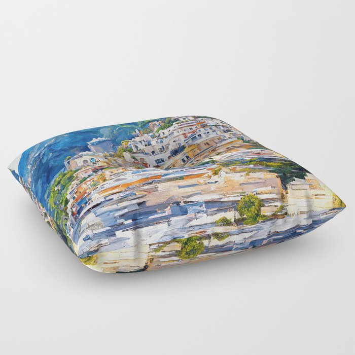 Panoramas of Italy, Positano Floor Pillow