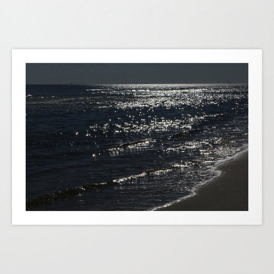 Ocean Sparkles Art Print