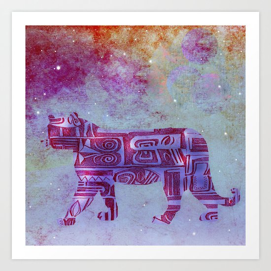 panther's dream Art Print