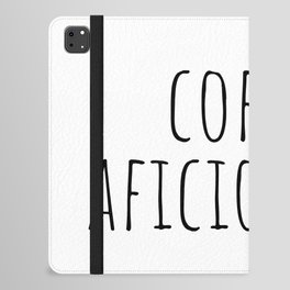 Coffee Aficionado iPad Folio Case