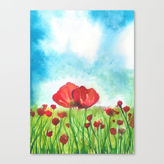 Poppies Canvas Print
