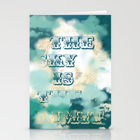 The Sky is the Limit Stationery Cards
