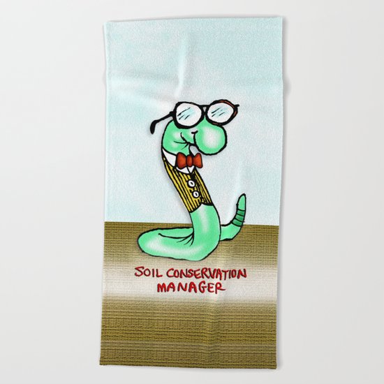 Soil Conservation Manager Beach Towel