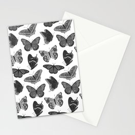 Texas Butterflies – Black and White Pattern Stationery Card