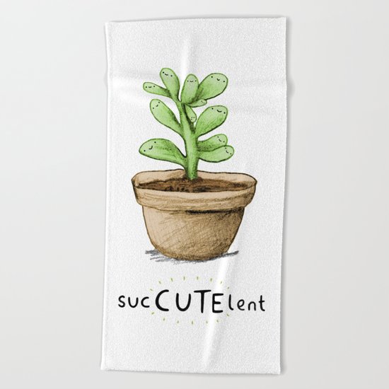 SucCUTElent Beach Towel