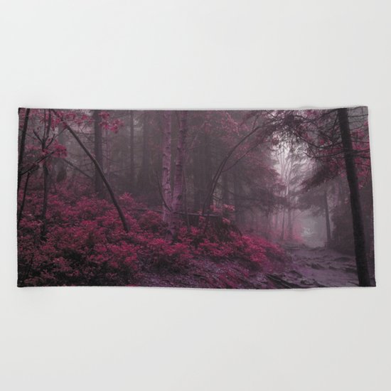 Fantasy Forest #woods Beach Towel