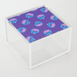 Whale Pattern Purple Acrylic Box