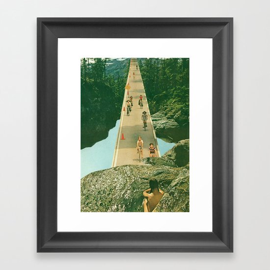 here comes the summer Framed Art Print