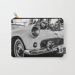 Classic 57 T-bird Black and White Photographic Print Carry-All Pouch