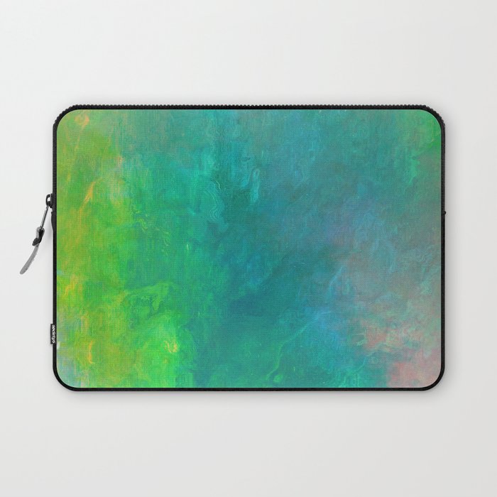 Turquoise blue and green Laptop Sleeve