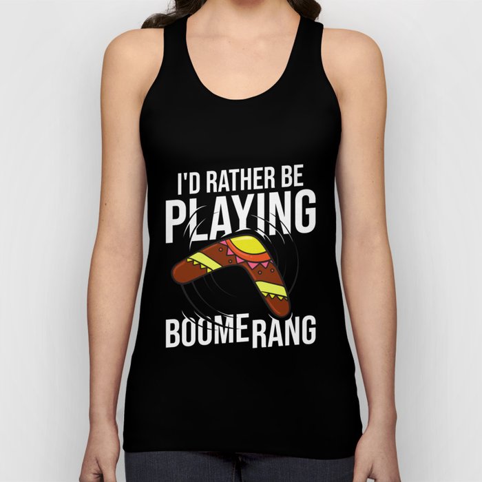 Boomerang Australia Hunting Sport Game Tank Top