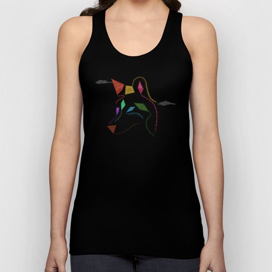 flying wolf Unisex Tank Top