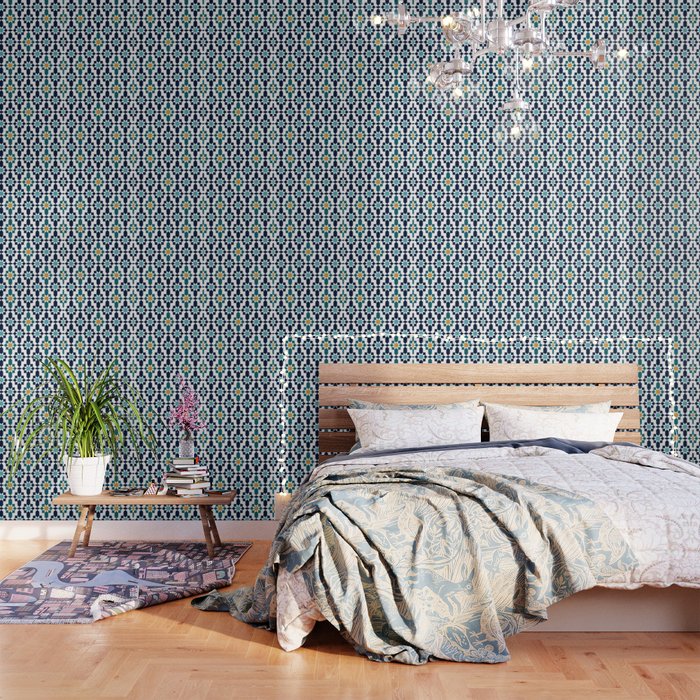 Moroccan print wallpaper deals