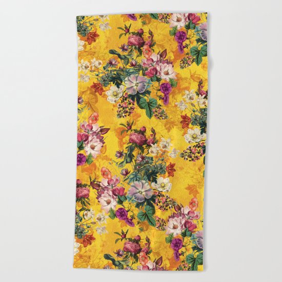 Summer Botanical Garden IX Beach Towel