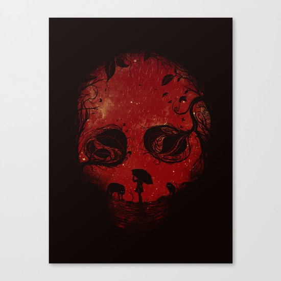 Red Encounter Canvas Print