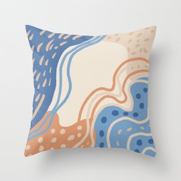 Coral Magic Throw Pillow