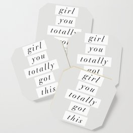 Inspiration Quotes Coasters Society6