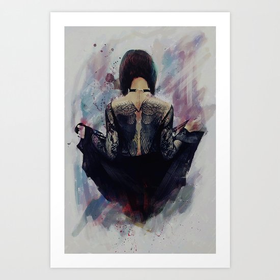 Incite - Dark Angel Art Print