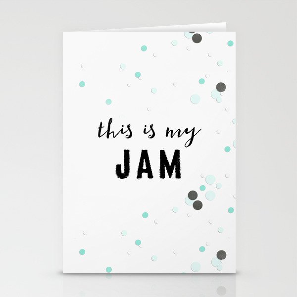 This Is My Jam Stationery Cards