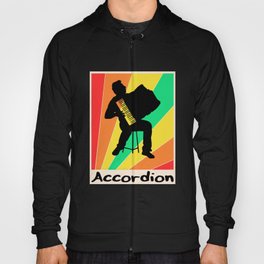 Accordion poster Piano Keyboard Hoody