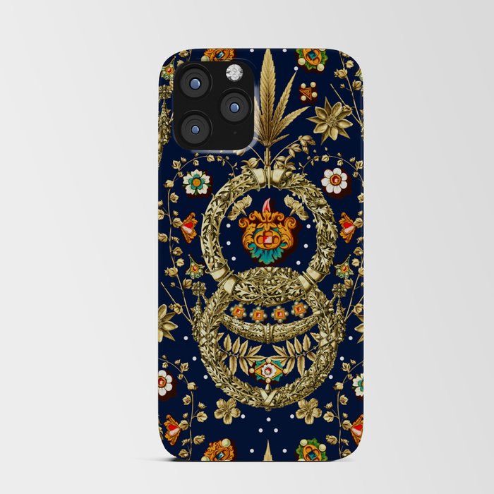 Art Nouveau Floral Pattern iPhone Card Case