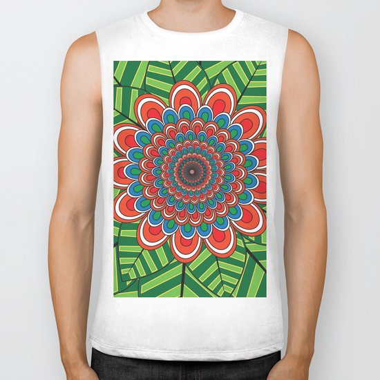 Pattern J Biker Tank