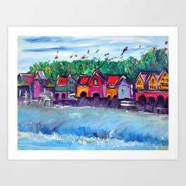 Boathouse Row Art Print
