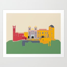 Portugal, Pena Palace, Sintra Art Print