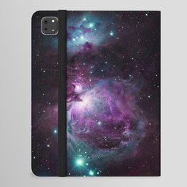 Orion Nebula 2 Ways jewel tones iPad Folio Case