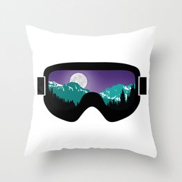 Moonrise Goggles | Goggle Designs | DopeyArt Throw Pillow