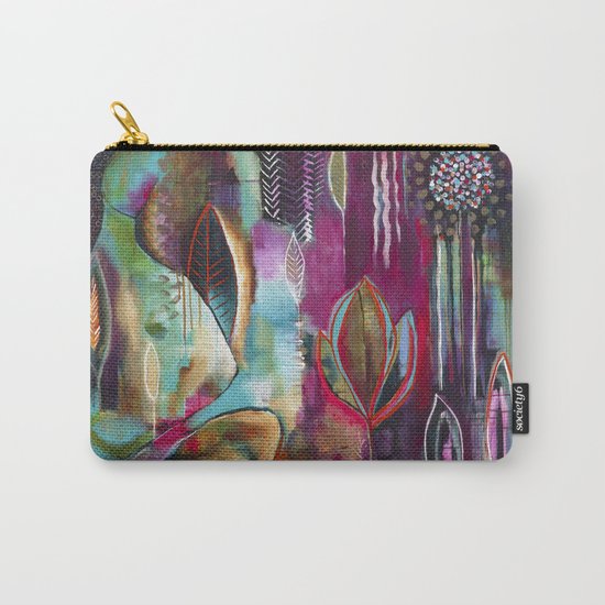 "Held and Healed" Original Painting by Flora Bowley Carry-All Pouch