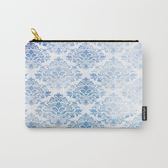 Blue Watercolor Pattern 04 Carry-All Pouch