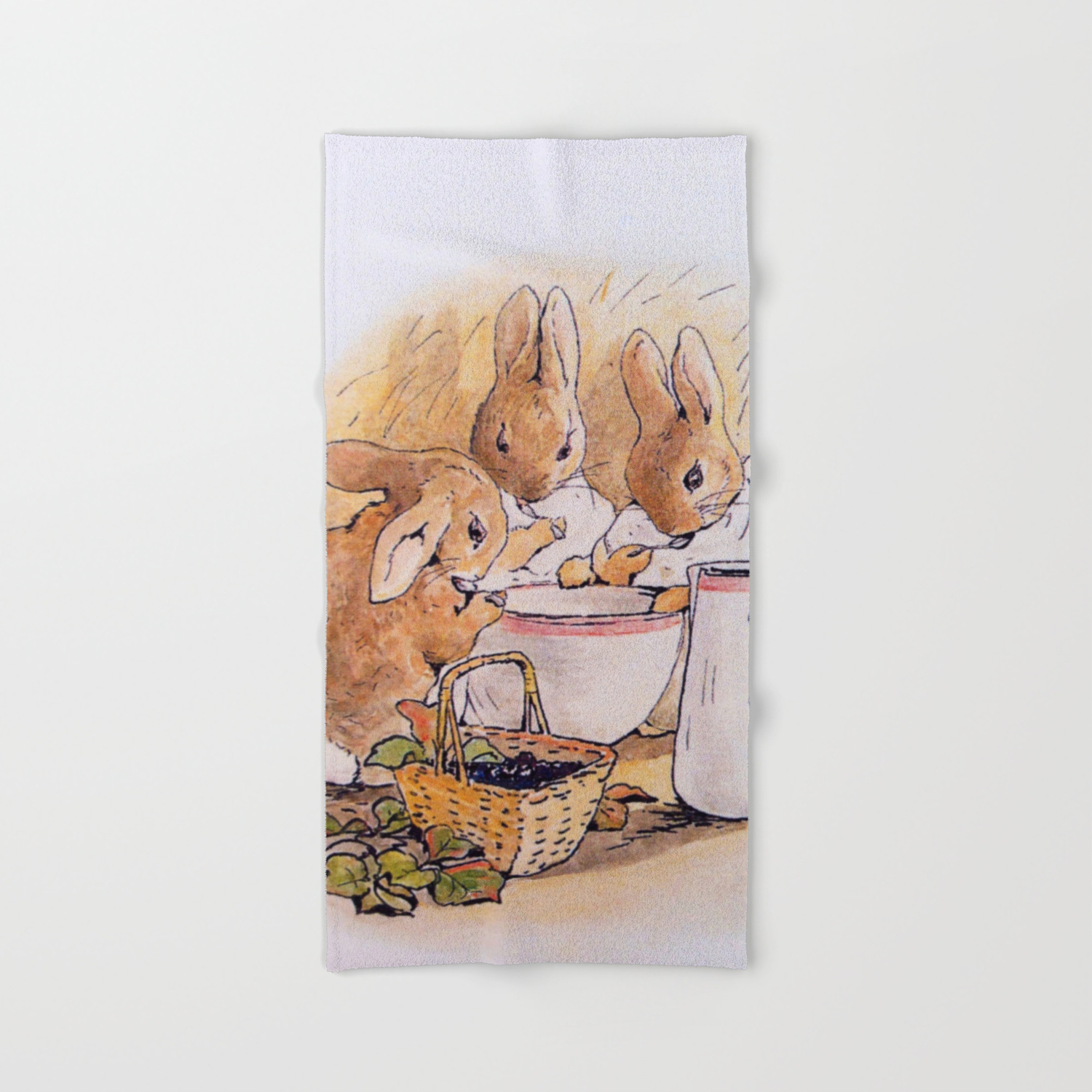 peter rabbit baby towel