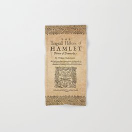 Shakespeare, Hamlet 1603 Hand & Bath Towel