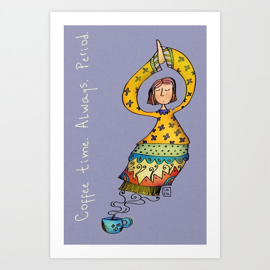 Coffee Time Art Print