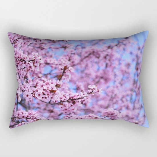 "Pink world" Rectangular Pillow
