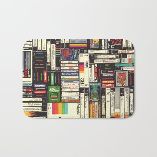 Cassettes, VHS & Atari Bath Mat