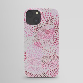 Watercolor Pink Rhythm II iPhone Case