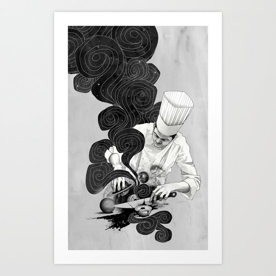 Galactic Chef Art Print