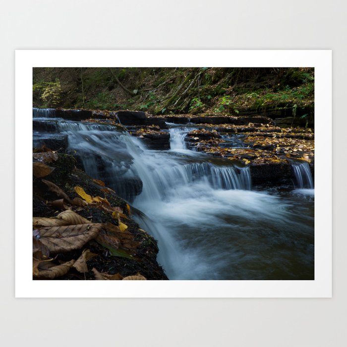 Dryden Stream Art Print by Johnptate | Society6