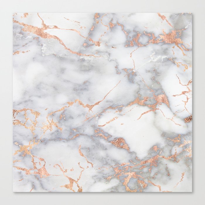 Gray Marble Rosegold Glitter Pink Metallic Foil Style