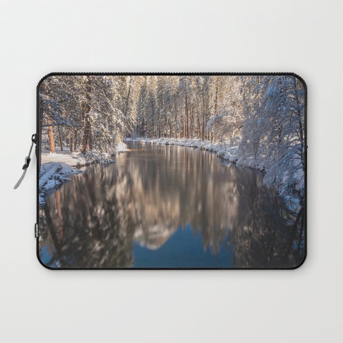 Through the White Forest Laptop Sleeve
