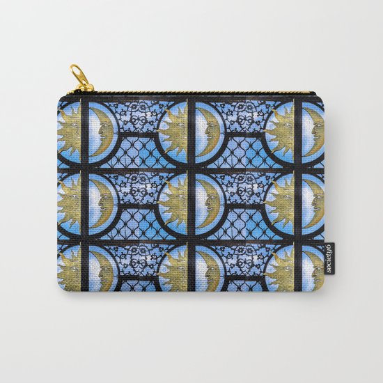 Sun and Moon pattern Carry-All Pouch